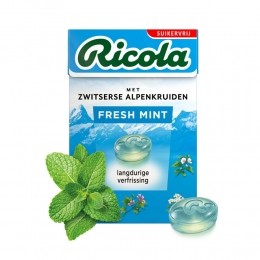 RicolaFreshMintSuikervrijDoosje50gr