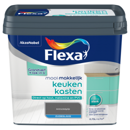 FlexaMooiMakkelijkKeukenkastenZijdeglans-Antraciet-075L
