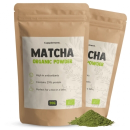 GratisVerzending2xCupplementMatchaOrganicPowder90gr