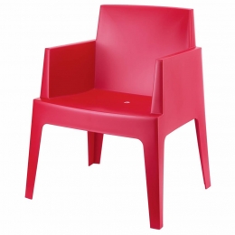 ButiktuinstoelBoxRood