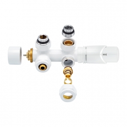 RadiatorkraanOnderblokBossWessingHaaksWitBossWessing