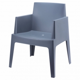 ButiktuinstoelBoxDonkergrijs