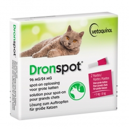 DronspotSpotOnKatOntwormingsdruppelsKat5-8kg2pipetten