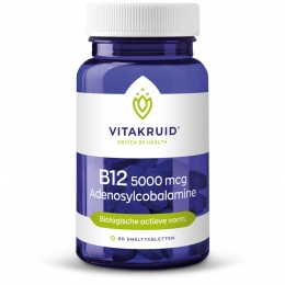 GratisVerzendingVitakruidB12Adenosyl5000Mcg60tabletten