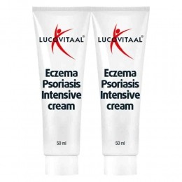 2xLucovitaalEczeemPsoriasisIntensieveCreme50ml