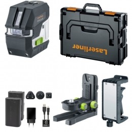 LaserlinerMasterCrossXPGProKruislijnlaserInL-Boxx-4Lijnen-Groen-55m-IP64