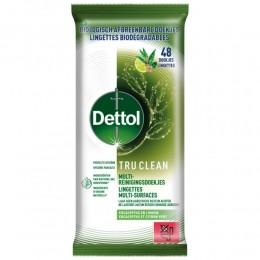 DettolReinigingsdoekjesTruCleanEucalyptusLime48stuks