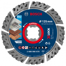 Bosch2608900670EXPERTX-LOCKDiamantschijfMultiMaterial125X2223X24X12mm