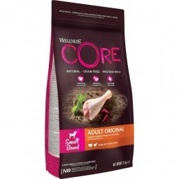 4xWellnessCoreHondenvoerSmallOriginalKalkoen15kg