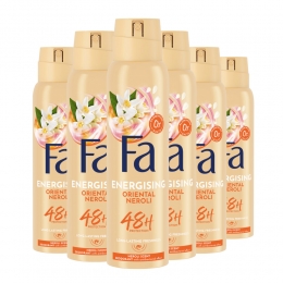 6xFaDeodorantSprayOrientalNeroli150ml