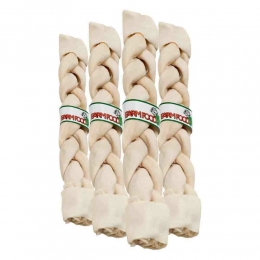 4xFarmFoodRawhideDentalBraidedStickXL