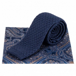 LambrettaPaisleyHerenGebreidestropdasenPochetLAMAW2312-NAVY