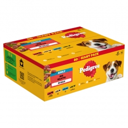 PedigreeAdultinGeleiMixSelectieMaaltijdzakjesMultipack80x100gr