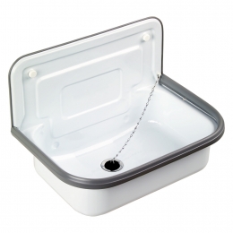 UitstortgootsteenDiffernz50x33cmmetAfvoerstopWitDiffernz