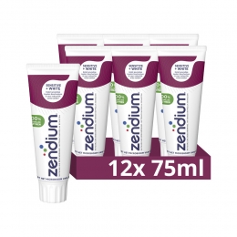 12xZendiumTandpastaSensitiveWhite75ml