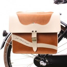 DubbelefietstasOndaHoningbruin-Wit