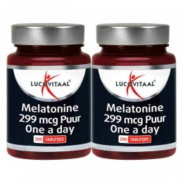 GratisVerzending2xLucovitaalMelatoninePuur0299mcg200tabletten