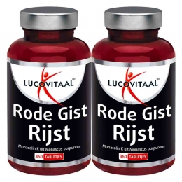 GratisVerzending2xLucovitaalRodeGistRijst360tabletten