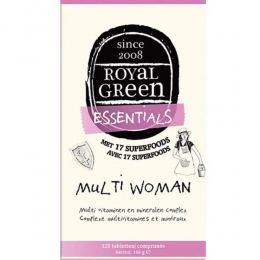 GratisVerzendingRoyalGreenMultiWoman120tabletten