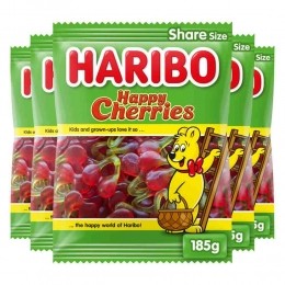 5xHariboKersen185gr
