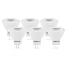 GU4MR11LEDSpot2WWarmWitDimbaar35mm6-Pack