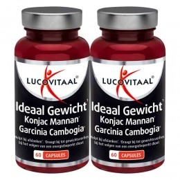 2xLucovitaalIdeaalGewichtKonjacwortelGarciniaCambogia60capsules