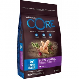 WellnessCoreHondenvoerPuppyLargeBreedKalkoen-Kip10kg