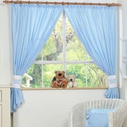 MySweetBabyGordijnLittlePrinceBlauw2stuks