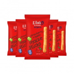 5xEllasKitchenMaizeSticks7mAardbeiAppel16gr