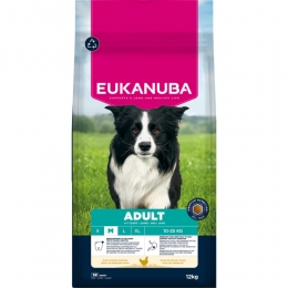 EukanubaLifeCareDogAdultMediumHondenvoerChicken12kg
