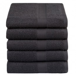 HanddoekenAntraciet5stuks