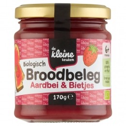 deKleineKeukenBioAardbeienBietSpread170gr