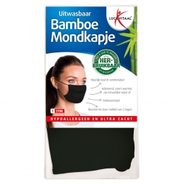 3xLucovitaalBamboeMondkapjeZwart