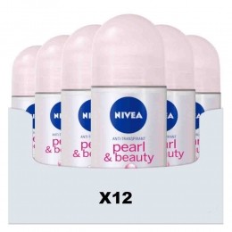 12xNIVEADeodorantPearlBeautyRoll-On50ml