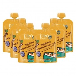 6xEllasKitchenMaaltijdzakje6mKiplekkereOvenschotelRijst130gr