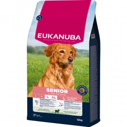 EukanubaLifeCareDogSeniorLargeHondenvoerLambRice12kg