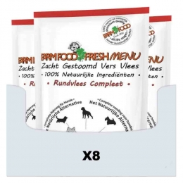 8xFarmFoodFreshMenuRundvlees125gr