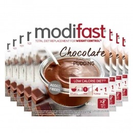 8xModifastIntensivePuddingChocolade8x55gr