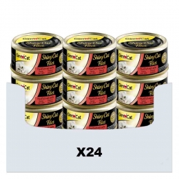 24xGimCatShinyCatFiletTonijnZalm70gr