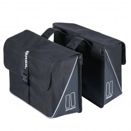 DubbelefietstasBasilForte35liter-zwart