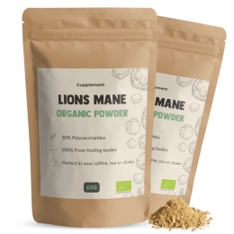 GratisVerzending2xCupplementLionsManeOrganicPowder60gr