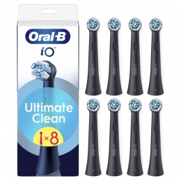 6xOral-BOpzetborstelsiOUltimateCleanZwart8stuks