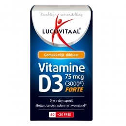 GratisVerzending3xLucovitaalVitamineD375mcgForte80capsules