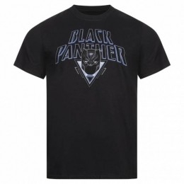BlackPantherMarvelShieldHerenT-shirtFCMTS070BLK