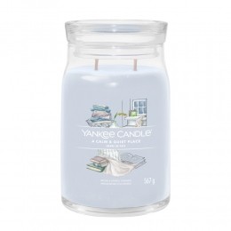 YankeeCandleGeurkaarsLargeJarACalmQuietPlaceSignature567gr