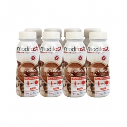 8xModifastIntensiveDrinkChocolade236ml
