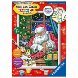 SchilderenopNummerKerstmanKerstwerkplaats