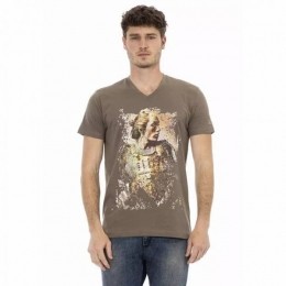 TRUSSARDIActionHerenConquerorT-shirtmetV-halsBruin2AT108004