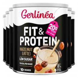 6xGerlineaFitProteinHazelnutLatte340gr
