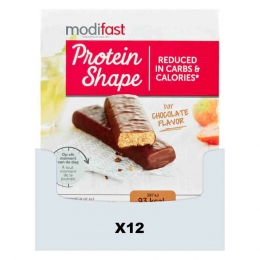 12xModifastProteinShapeReepChocolade6x27gr
